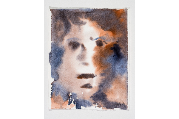 Self Portrait, watercolour on Fabriano Artistico, 8x10 in.